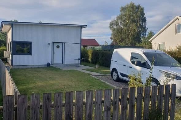 Modernt attefallshus i Södra Sandby