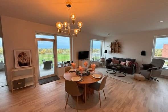 Toppmodern 2:a med utsikt i Brunnshög