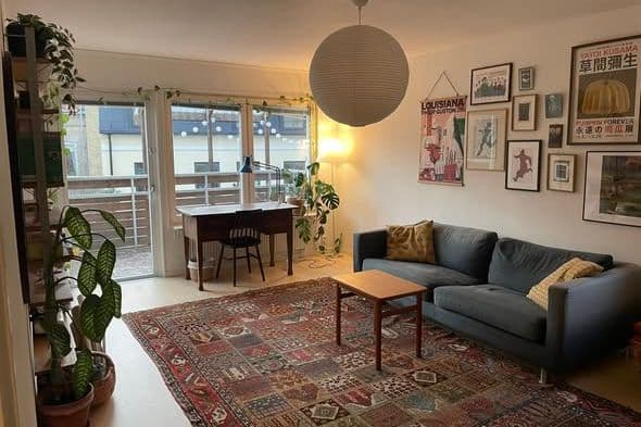 Möblerad 2:a med balkong i centrala Lund